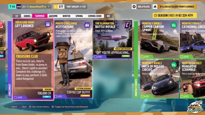 Forza Horizon 5 Let's Bounce Treasure Hunt Guide