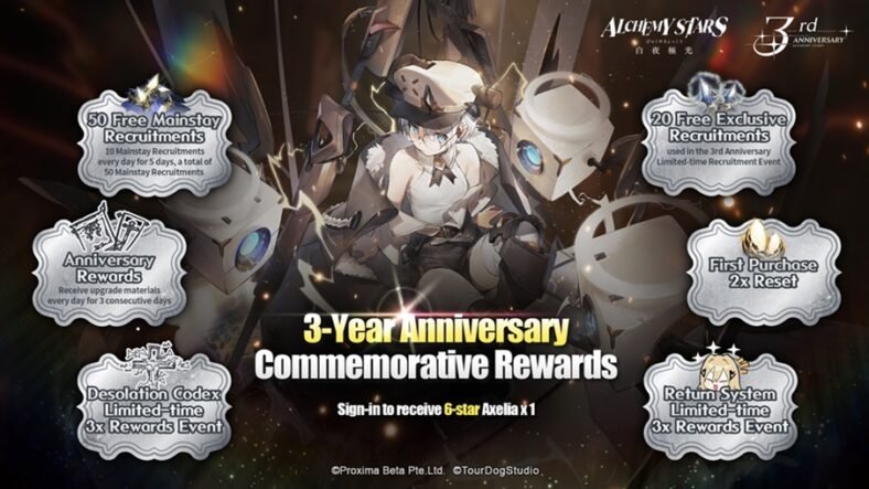 Alchemy Stars Third Anniversary