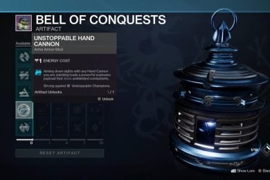 Destiny 2 Bell of Conquests Artifact Guide